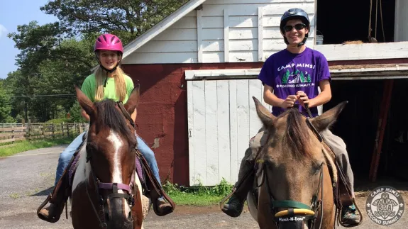 Scouts on horseback
